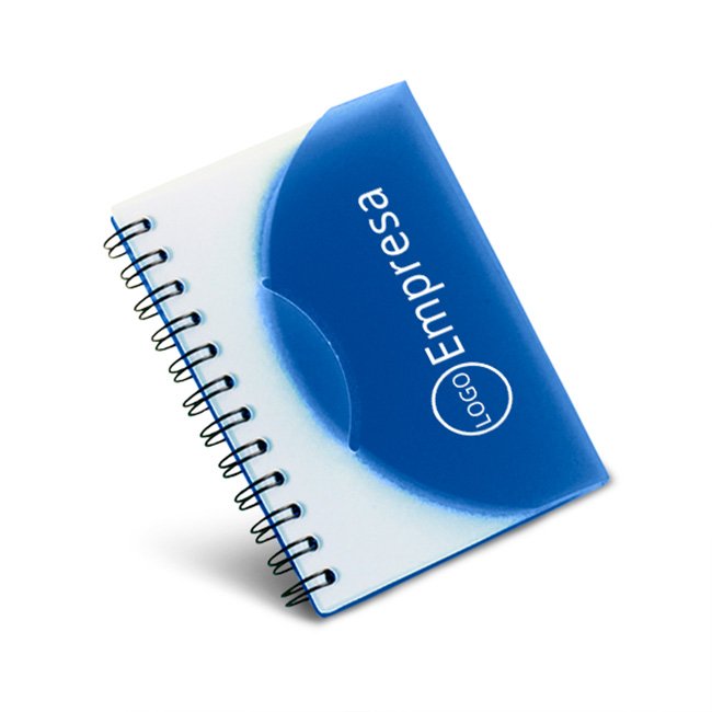 Caderno Capa de Plástico