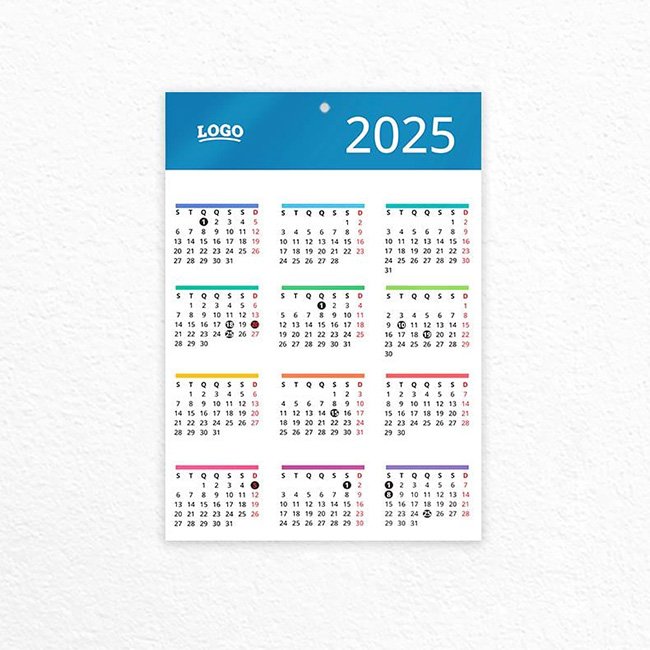 Calendário de Parede várias medidas